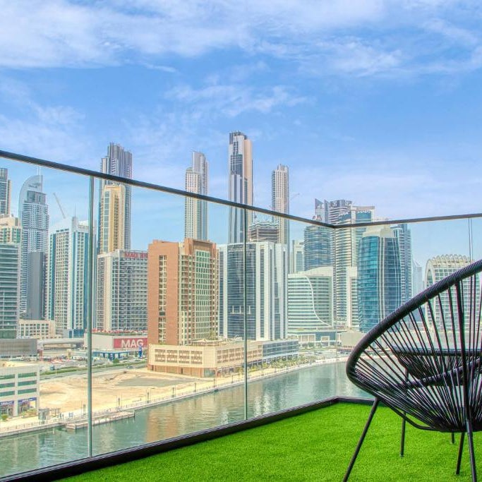 Dubai Skyline Retreat with Burj Khalifa View Thumbnail