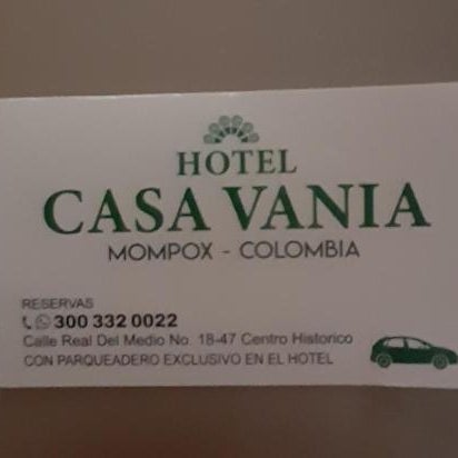 HOTEL CASA VANIA MOMPOX, Centro histórico, Con Parqueadero en el Hotel