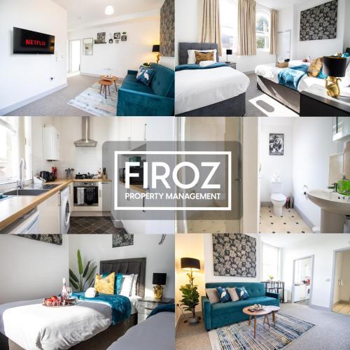 Modern 1 Bed 1 Bath Apartment for Corporates & Contractors, FREE Parking, Wi-Fi & Netflix By REDWOOD STAYS Thumbnail