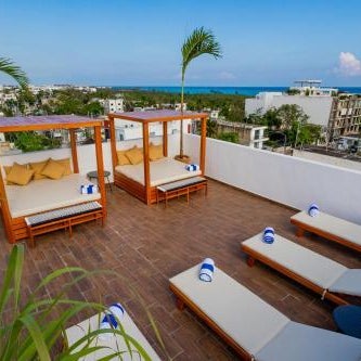 Terrasse Hotel Playa del Carmen