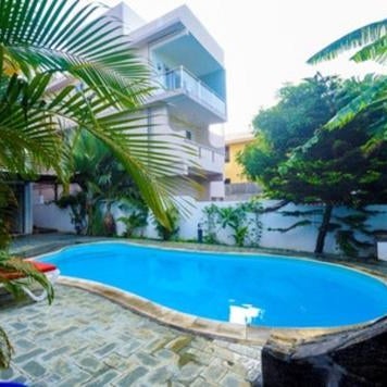 Quiet apartment in Pereybere, 50 m² with shared pool