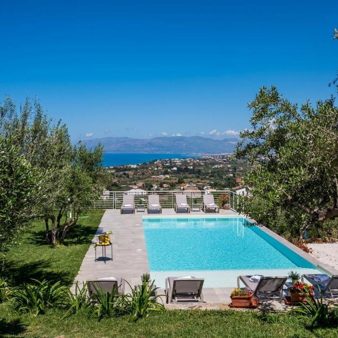 Villa Maria con piscina e vista mare - camere in villa