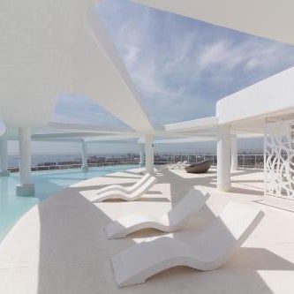 Global Vacacional, Apartamento con piscina privada y terraza con vistas a la costa