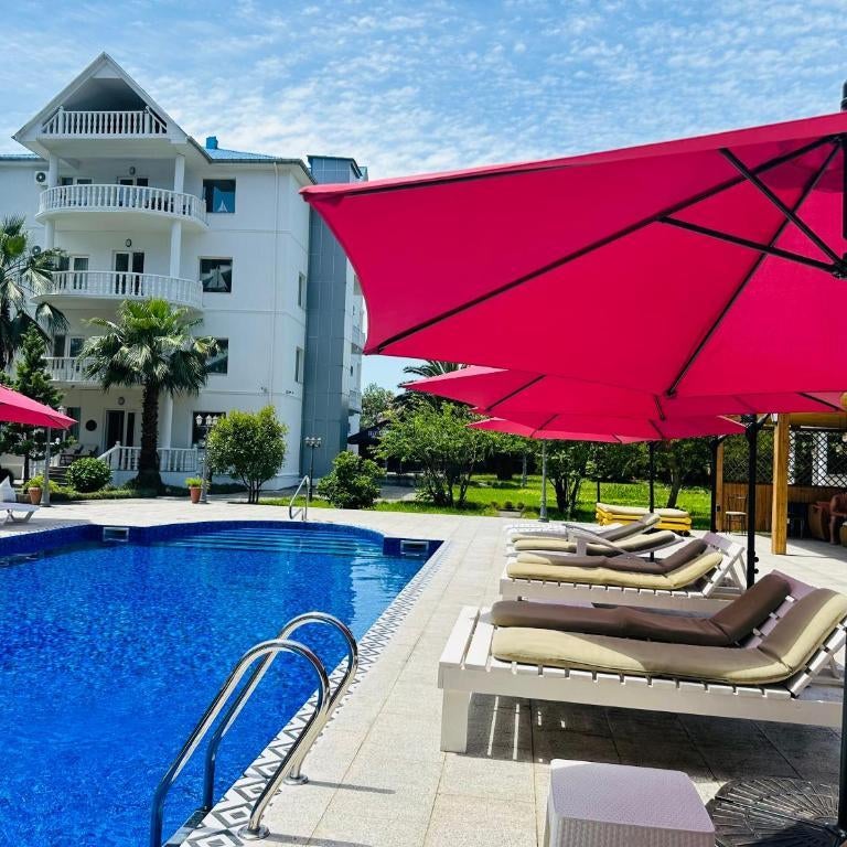 Claude Monet beach hotel Thumbnail