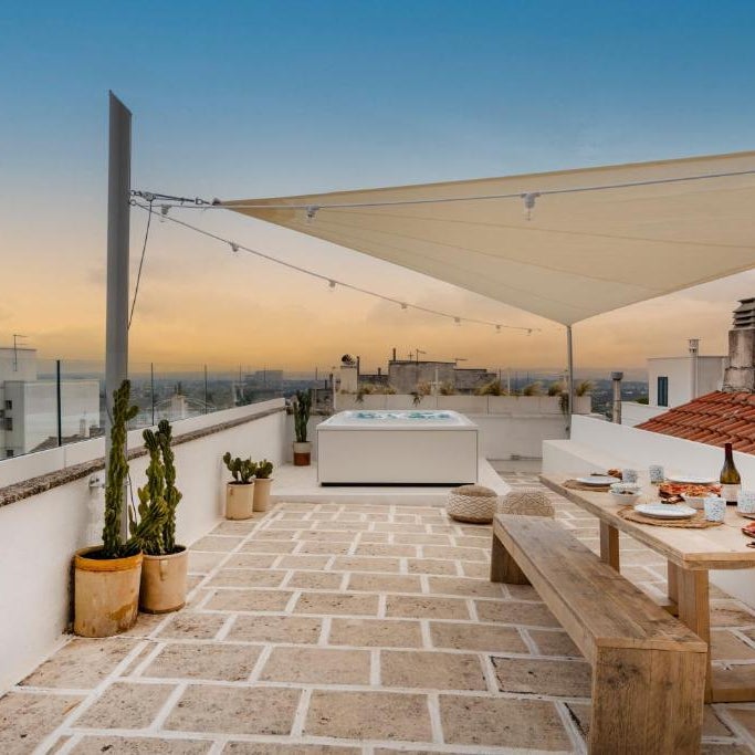 Casa u Bùrie, casa design con terrazza panoramica e jacuzzi