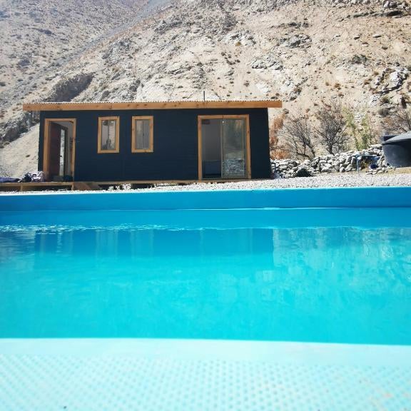Cabaña Alma de Montaña, piscina privada