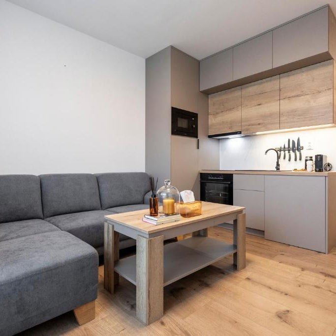 ALURE RESIDENCES 5 & 24h self check-in, private parking in front of the apartment building included, new building, the apartment building has its own park with a lake and outdoor fitness, children's playground, CITY CENTER Thumbnail