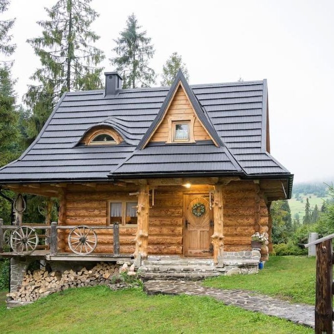 Bacówka Polanki - domek z balią