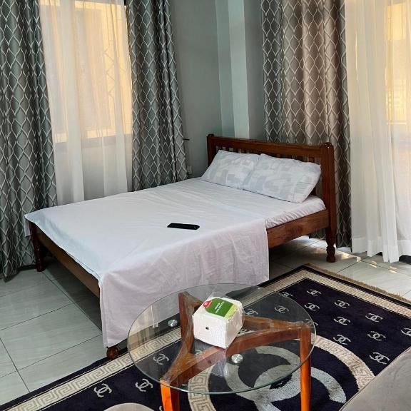 Lush Penthouse Studio bamburi with balcony views