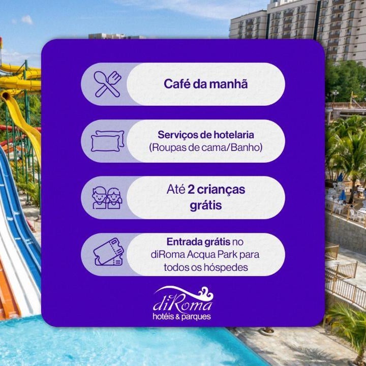 diRoma Império Romano direto com o Grupo diRoma com acesso ao Acqua Park e Café da manhã