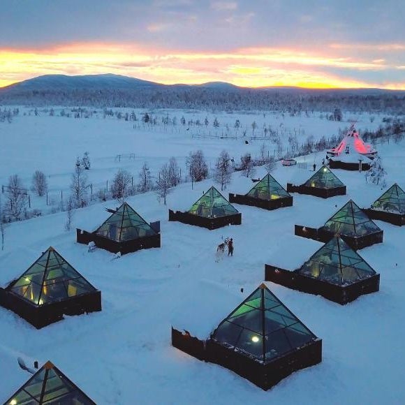 Aurora Pyramid Glass Igloos Thumbnail
