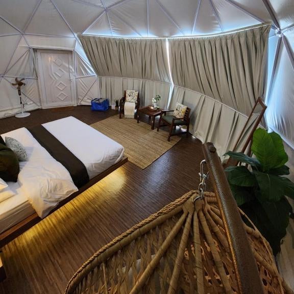 Sunset domes private camp