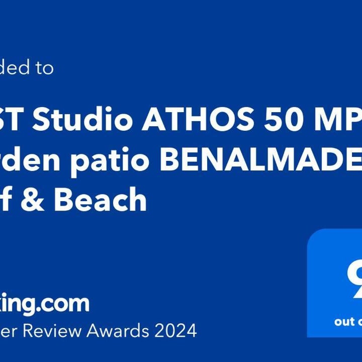 DELUXE Studio ATHOS 50 MP Garden patio BENALMADENA Golf & Beach