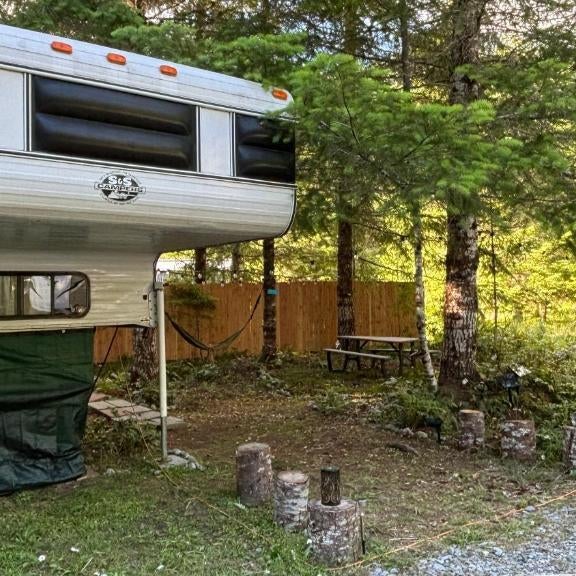 Camper for 2 less than half a mile from Mt Rainier Thumbnail