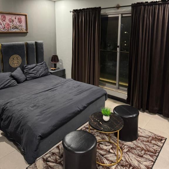 The Cozy Deep theme Grey1BR Modern Apt Self Checkin Thumbnail
