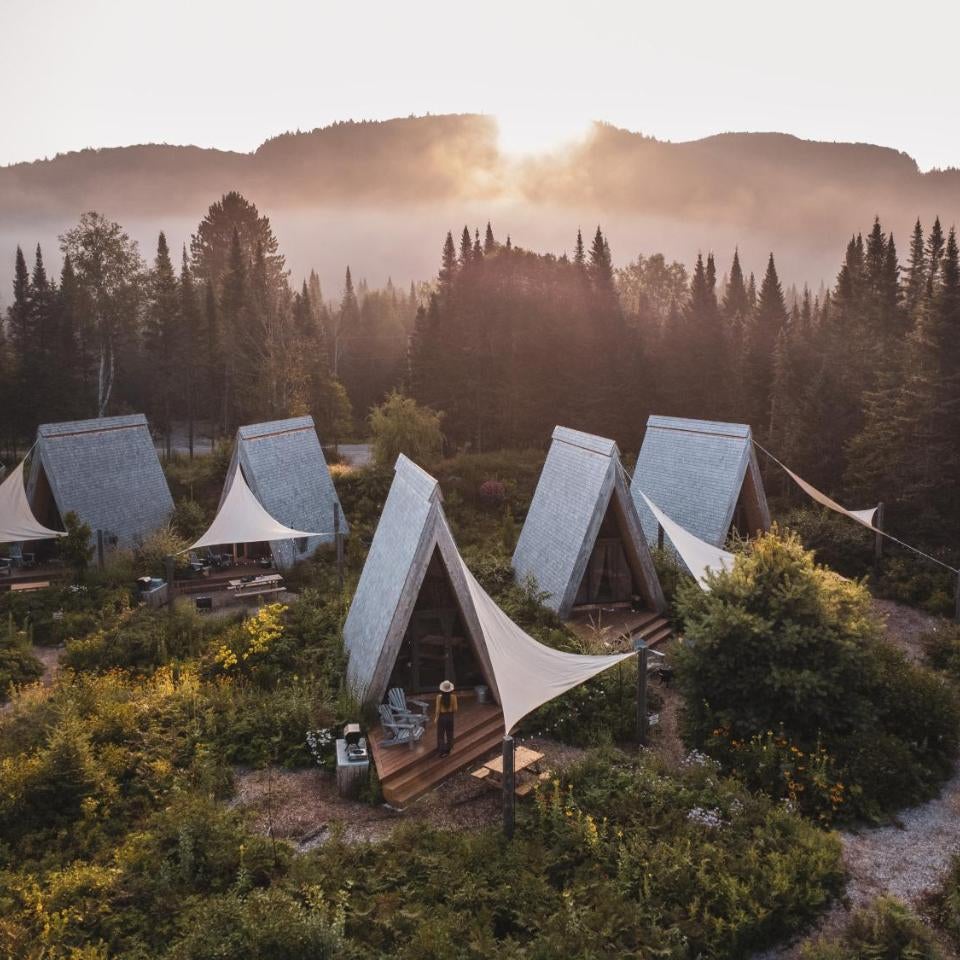 Farouche Tremblant Cabines nature avec bain nordique