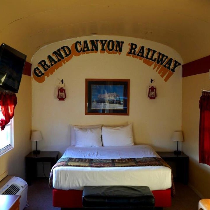 Historic Rail car on route 66 Thumbnail
