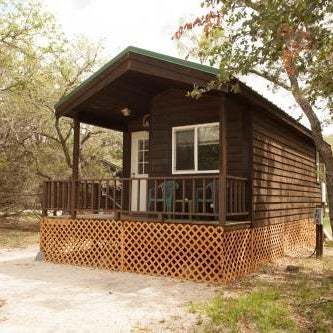 Medina Lake Camping Resort Studio Cabin 1 Thumbnail